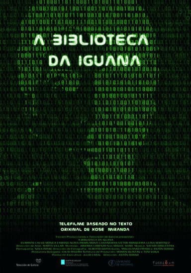 A biblioteca da iguana poster