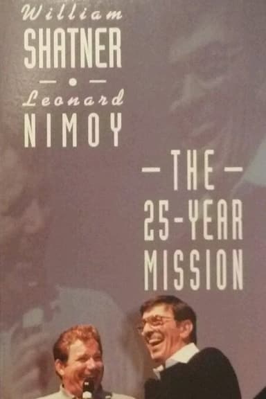 The Twenty-Five Year Mission Tour poster