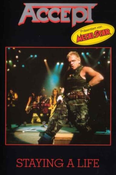 Accept - Staying A Life poster