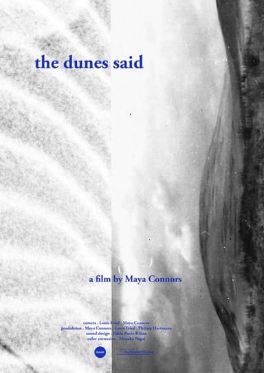 The Dunes Said poster
