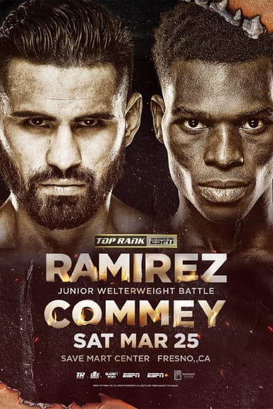 Jose Ramirez vs. Richard Commey poster