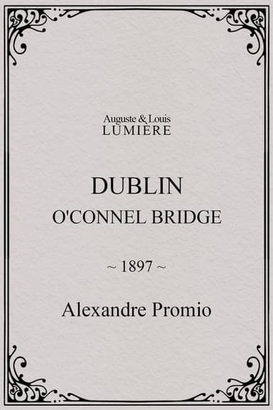 Dublin, O'Connel Bridge poster