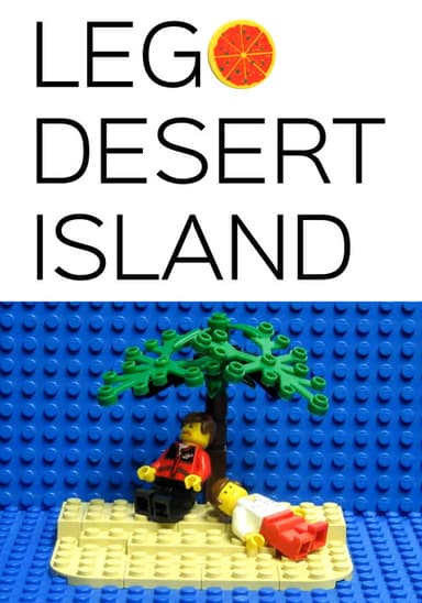 Lego Desert Island poster