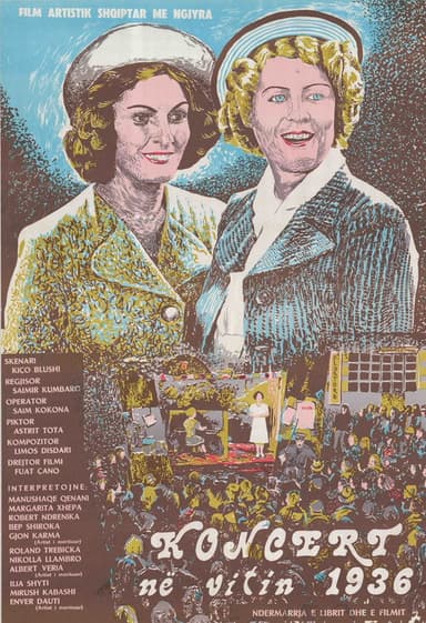 Concert of 1936 poster