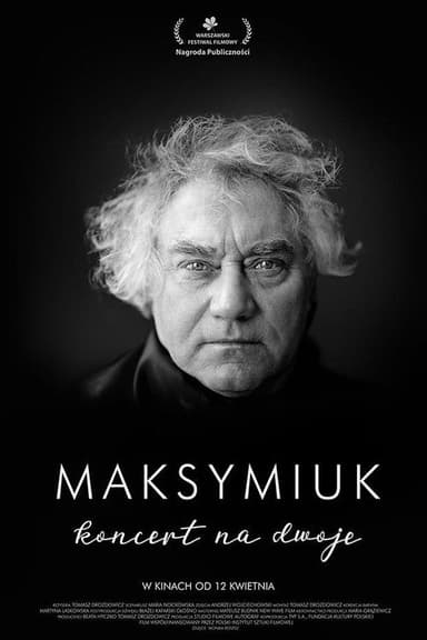 Maksymiuk. Koncert na dwoje poster