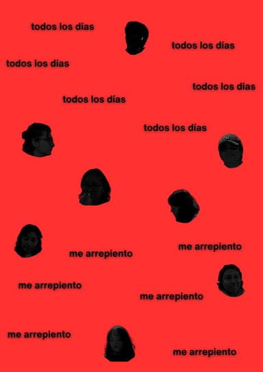 todos los días me arrepiento poster