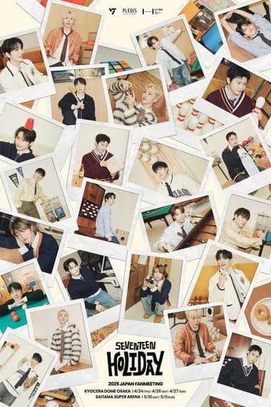 SEVENTEEN 2025 JAPAN FANMEETING 'HOLIDAY' poster