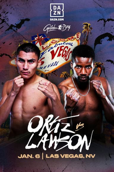 Vergil Ortiz Jr vs. Fredrick Lawson poster