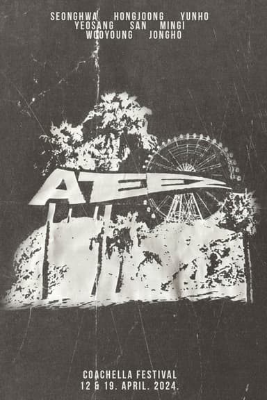 ATEEZ at Coachella poster