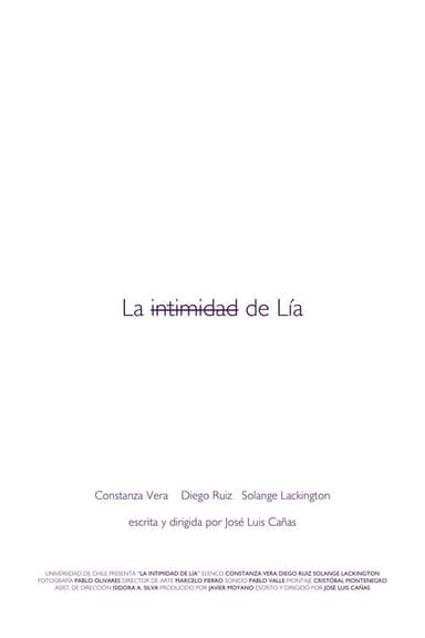La intimidad de Lía poster