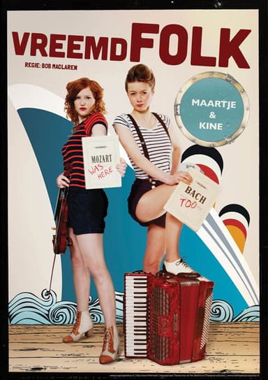 Maartje & Kine: Vreemd Folk poster