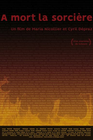 À mort la sorcière poster