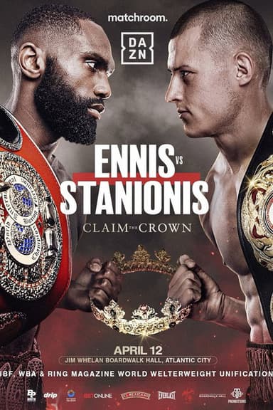 Jaron Ennis vs. Eimantas Stanionis poster