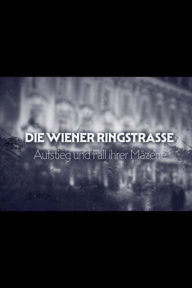 Die Wiener Ringstraße poster