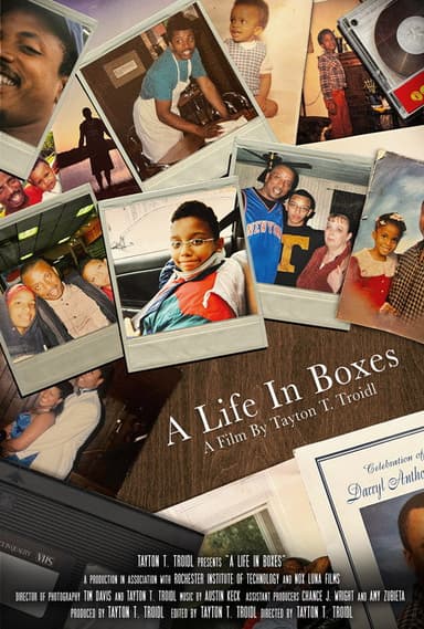 A life in boxes poster