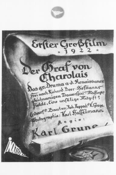 Der Graf von Charolais poster