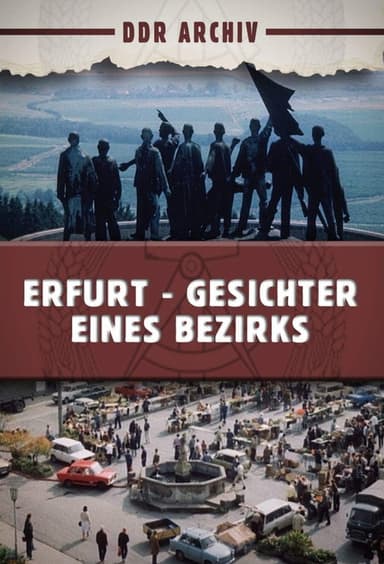 Erfurt - Gesichter eines Bezirkes poster