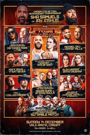 RevPro Uprising 2025 poster