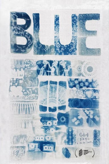 Blue poster