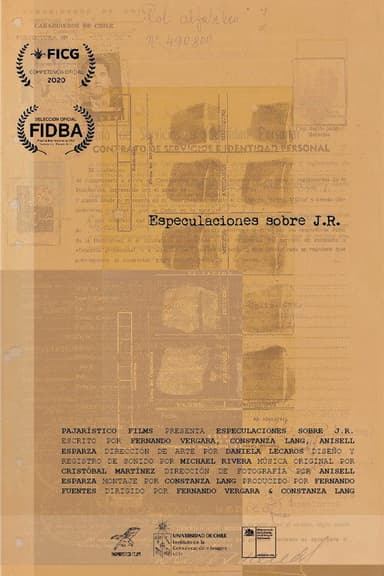 Especulaciones sobre J.R poster