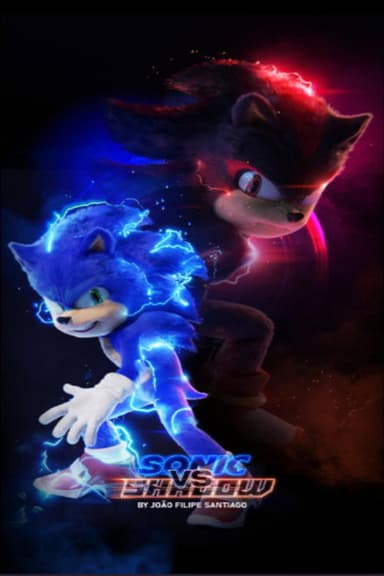 Sonic vs Shadow poster