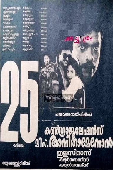 Congratulations Miss Anitha Menon poster