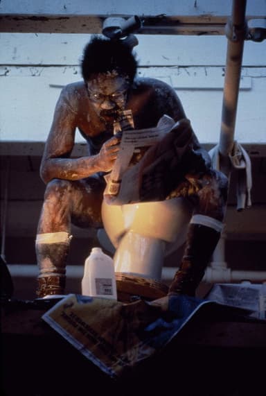 Eating the Wall Street Journal (3rd version) poster