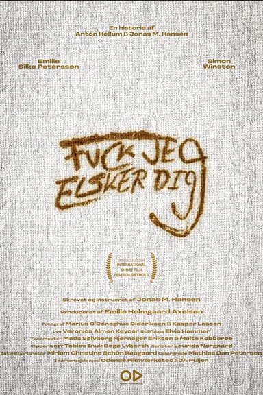 Fuck jeg elsker dig poster