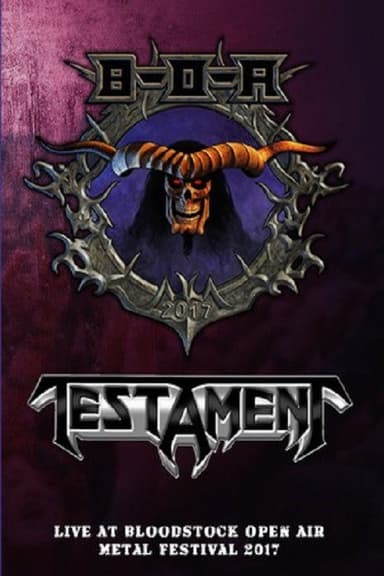 Testament Bloodstock Open Air 2017 poster