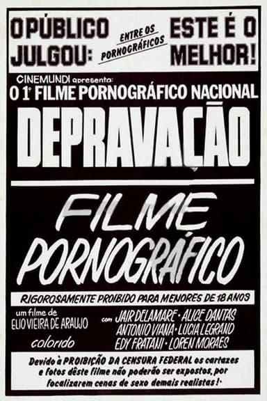 Depravação poster