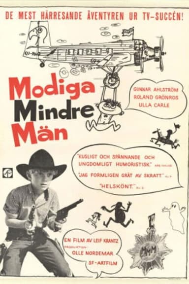 Modiga mindre män poster