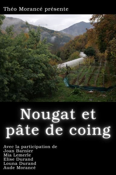 Nougat et pâte de coing poster
