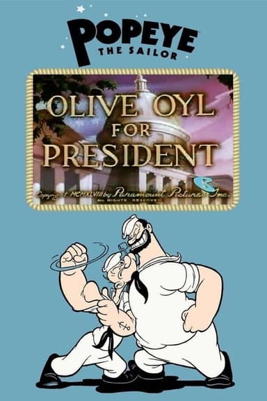 Olive Oyl for President poster