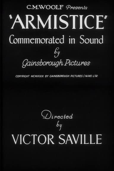 Armistice poster