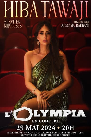 Hiba Tawaji à l'Olympia poster
