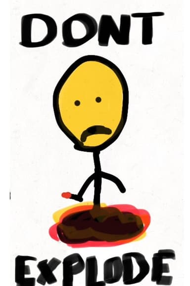 Don’t explode poster