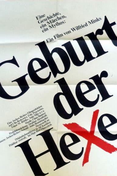 Geburt der Hexe poster