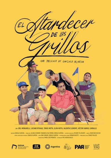 El atardecer de los grillos poster