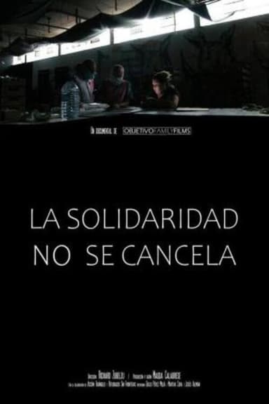 La solidaridad no se cancela poster