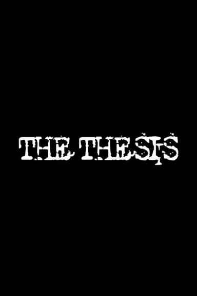 The Thesis poster