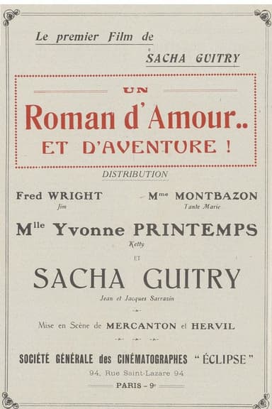 Un roman d’amour et d’aventures poster