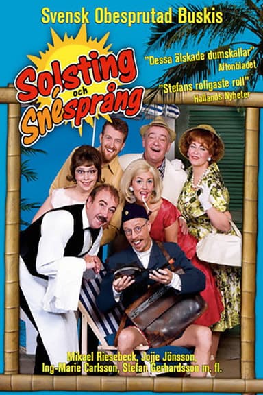 Solsting och snésprång poster