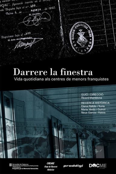 Darrere la finestra poster