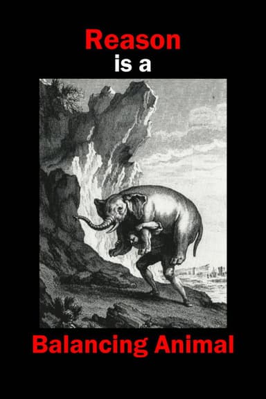 Reason is a Balancing Animal poster
