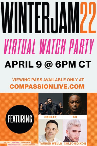 Winter Jam 2022 Virtual Watch Party poster