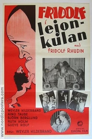 Fridolf i lejonkulan poster