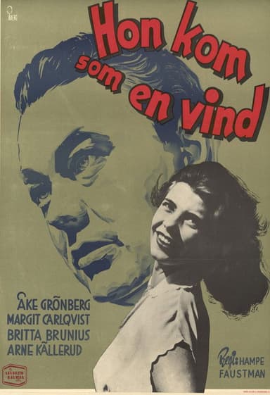 Hon kom som en vind poster
