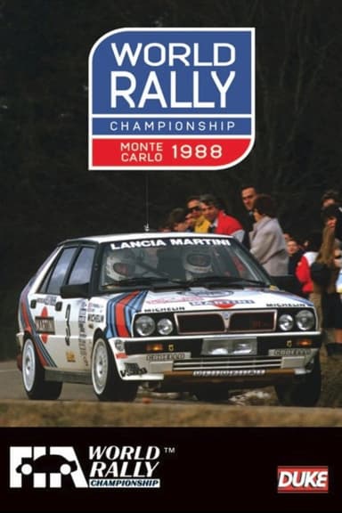 Monte Carlo Rally 1988 poster