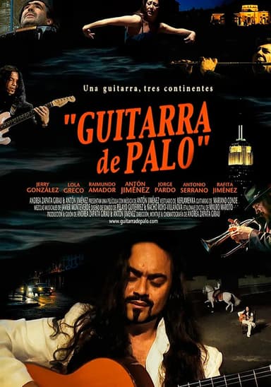 Guitarra de palo poster