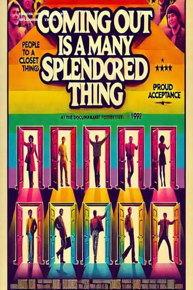 Coming Out Is a Many Splendored Thing poster